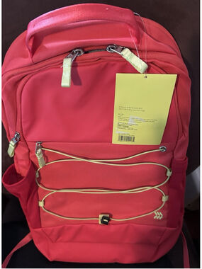 Backpack Reddish/Pink Comfort Mesh Straps 15" Padded Laptop Sleeve All in Motion